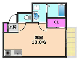 大阪府高槻市川西町3丁目（賃貸アパート1R・2階・26.33㎡） その2