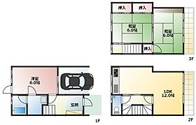 大阪府高槻市北大樋町（賃貸テラスハウス3LDK・1階・76.69㎡） その2