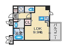 大阪府高槻市芥川町4丁目（賃貸マンション1R・5階・28.65㎡） その2