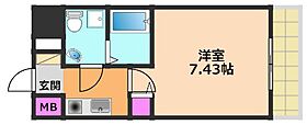 大阪府高槻市野見町（賃貸マンション1K・4階・22.65㎡） その2