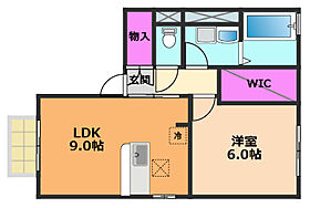 大阪府高槻市芝生町1丁目（賃貸アパート1LDK・1階・48.79㎡） その2