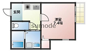 大阪府茨木市中穂積2丁目（賃貸マンション1K・3階・25.67㎡） その2