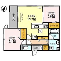 大阪府三島郡島本町高浜3丁目（賃貸アパート2LDK・1階・58.65㎡） その2