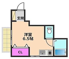 大阪府高槻市城北町1丁目（賃貸マンション1R・2階・17.17㎡） その2