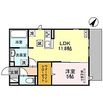 大阪府高槻市南芥川町（賃貸アパート1LDK・3階・42.79㎡） その2