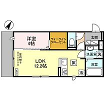 大阪府高槻市南芥川町（賃貸アパート1LDK・1階・41.85㎡） その2