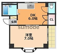 大阪府高槻市土室町（賃貸マンション1DK・1階・33.00㎡） その2