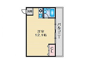 大阪府高槻市南平台4丁目（賃貸マンション1R・3階・23.70㎡） その2