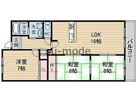 大阪府茨木市真砂3丁目（賃貸マンション3LDK・2階・80.00㎡） その2