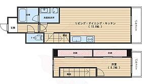 京都府京都市右京区西京極南大入町（賃貸マンション1LDK・6階・50.00㎡） その2