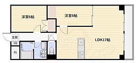 京都府京都市右京区太秦下刑部町（賃貸マンション2LDK・10階・63.18㎡） その2