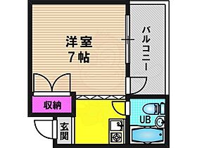 菱田ハイツ  ｜ 京都府京都市西京区上桂森下町（賃貸マンション1R・3階・18.00㎡） その2