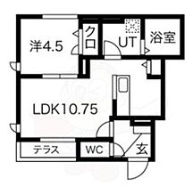 コージーフラット  ｜ 京都府京都市右京区太秦辻ケ本町（賃貸アパート1LDK・1階・40.82㎡） その2