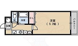 ラジョーネ四条 1Kの間取図画像