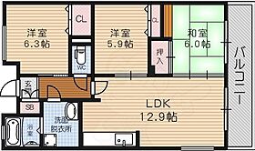 メゾン七条新町  ｜ 京都府京都市下京区平野町（賃貸マンション3LDK・2階・66.32㎡） その2