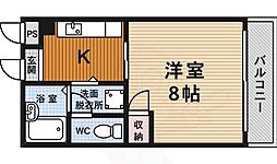 Grandeur21 1Kの間取図画像