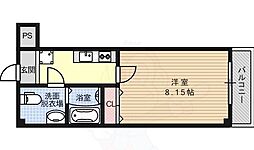 V-style西院 1Kの間取図画像