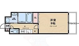 ラフィーネ西沢 1Kの間取図画像