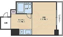 ダイエー第七ビル ワンルームの間取図画像