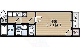 京都府京都市下京区上中之町（賃貸マンション1K・2階・22.36㎡） その2