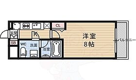 京都府京都市右京区西院東貝川町（賃貸マンション1K・4階・24.15㎡） その2