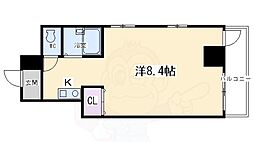 セントガーデン 1Kの間取図画像