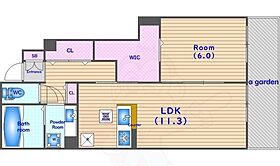 扇山（SENZAN)  ｜ 京都府京都市右京区鳴滝桐ケ淵町（賃貸アパート1LDK・1階・47.93㎡） その2