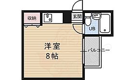 京都府京都市右京区西京極火打畑町（賃貸マンション1K・3階・18.00㎡） その2