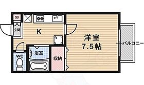 N’s双ヶ丘 新館  ｜ 京都府京都市右京区御室岡ノ裾町（賃貸アパート1K・1階・23.33㎡） その2