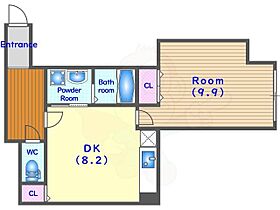 京都府京都市右京区鳴滝音戸山町（賃貸マンション1DK・3階・42.76㎡） その2