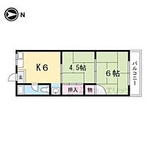 光マンション 505 ｜ 大阪府吹田市山田南30-10（賃貸マンション2K・5階・30.00㎡） その2