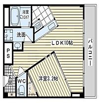 Ａ・ＰＡＲＴ1  ｜ 大阪府茨木市主原町12-22（賃貸マンション1LDK・2階・40.00㎡） その2