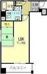 ロハス江坂 1LDKの間取図画像
