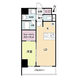 D.Clarest本庄東FJRE 1LDKの間取図画像