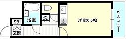 マイルド新大阪レジデンス3号館 ワンルームの間取図画像