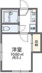 レオパレスアーバン泉 1Kの間取図画像
