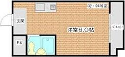 フェリス山手 ワンルームの間取図画像