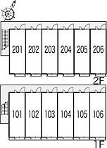 レオパレスハイランドI 101 ｜ 大阪府吹田市岸部中１丁目24-30（賃貸アパート1K・1階・19.87㎡） その13