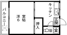 第2王子マンション 402 ｜ 大阪府吹田市山田東４丁目9-16（賃貸マンション1DK・4階・19.40㎡） その2