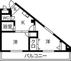 ハイムタケダT-8  ｜ 大阪府吹田市江坂町３丁目4-1（賃貸マンション2K・5階・32.80㎡） その2