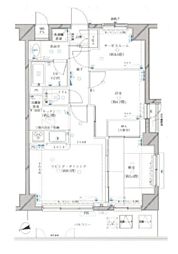 マイキャッスル横浜白山 2SLDKの間取図画像