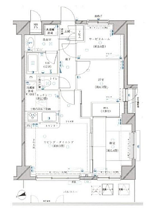 間取りを拡大表示