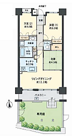 間取りを拡大表示