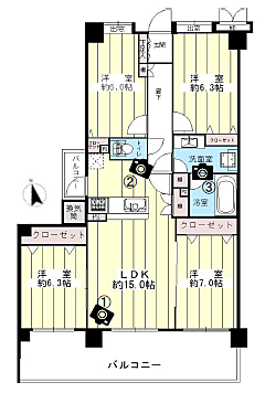 間取りを拡大表示