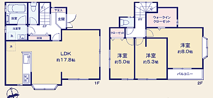 間取りを拡大表示