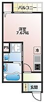 福岡県久留米市諏訪野町2249-4（賃貸アパート1R・2階・21.59㎡） その2