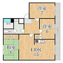 アネックス三和  ｜ 奈良県橿原市新賀町（賃貸マンション3LDK・5階・78.72㎡） その2