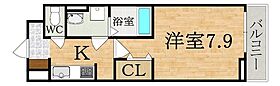 ブランメゾン　坪井  ｜ 奈良県橿原市常盤町（賃貸アパート1K・3階・26.08㎡） その2