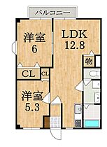 グリーンガーデンA  ｜ 奈良県橿原市出合町（賃貸アパート2LDK・2階・52.17㎡） その2