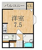 ヴェルデコート八木  ｜ 奈良県橿原市北八木町３丁目（賃貸マンション1R・2階・20.00㎡） その2